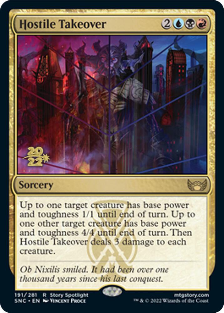 Hostile Takeover [Prerelease Cards] 191