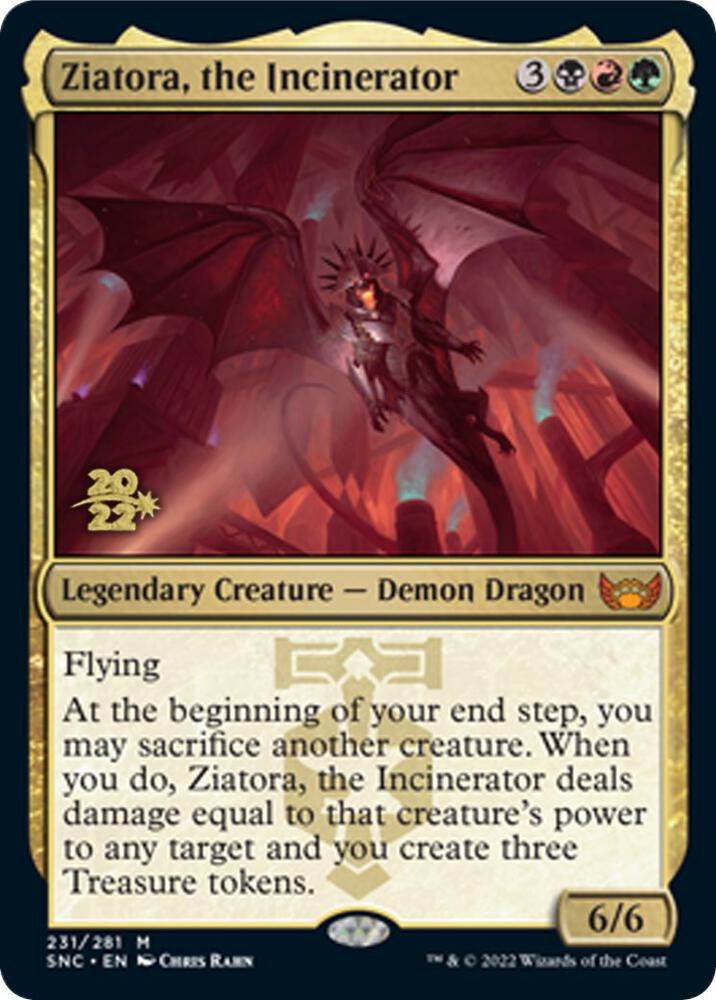 Ziatora, the Incinerator [Prerelease Cards] 231