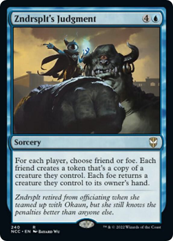Zndrsplt's Judgment [Commander: Streets of New Capenna] 240