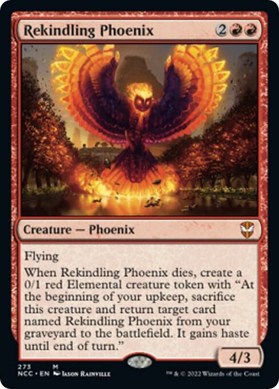 Rekindling Phoenix [Commander: Streets of New Capenna] 273