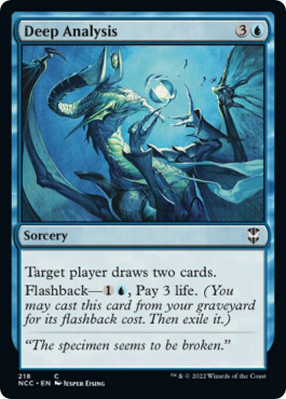 Deep Analysis [Commander: Streets of New Capenna] 218