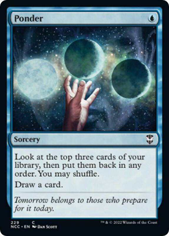 Ponder [Commander: Streets of New Capenna] 229