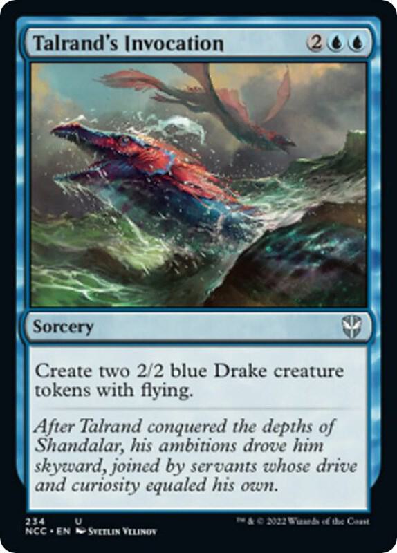 Talrand's Invocation [Commander: Streets of New Capenna] 234