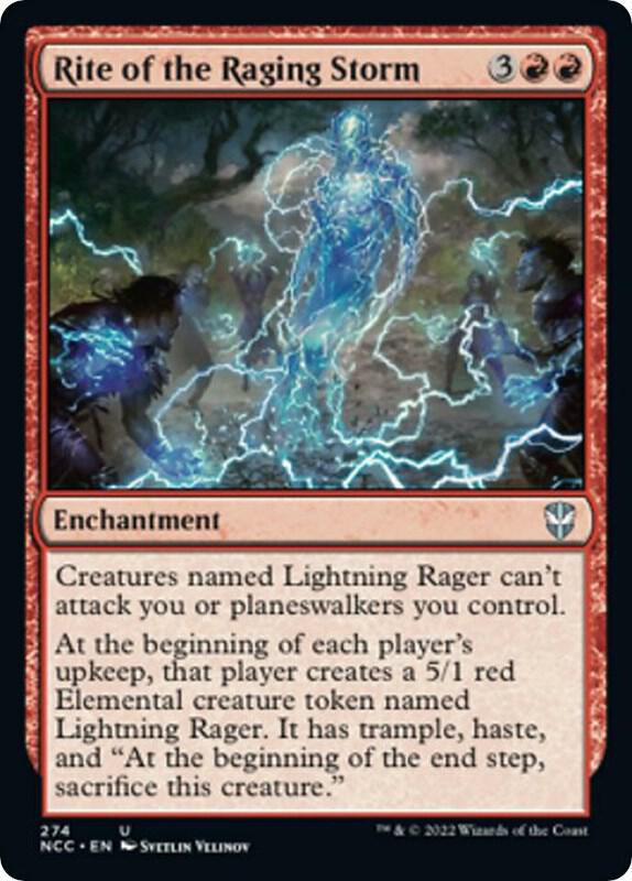 Rite of the Raging Storm [Commander: Streets of New Capenna] 274