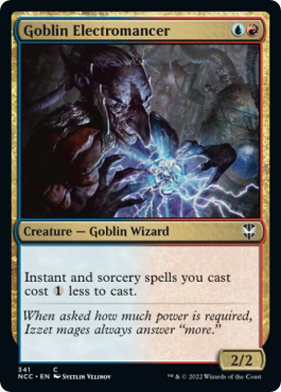 Goblin Electromancer [Commander: Streets of New Capenna] 341