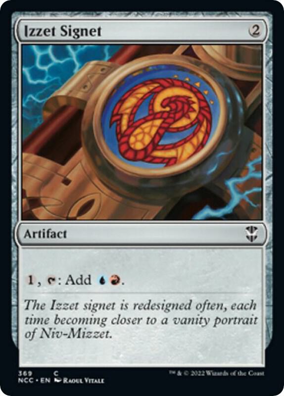 Izzet Signet [Commander: Streets of New Capenna] 369