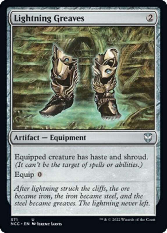 Lightning Greaves [Commander: Streets of New Capenna] 371