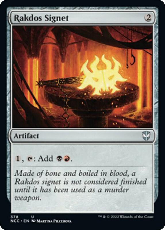 Rakdos Signet [Commander: Streets of New Capenna] 378