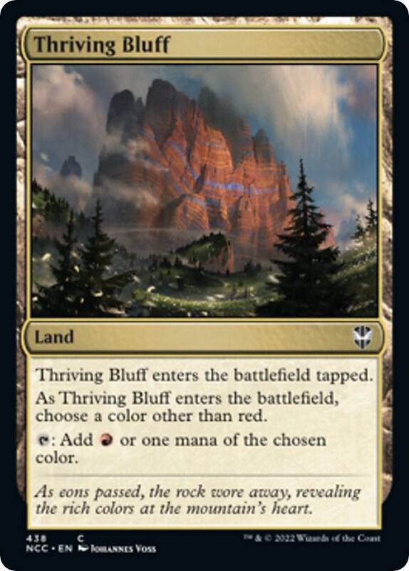 Thriving Bluff [Commander: Streets of New Capenna] 438