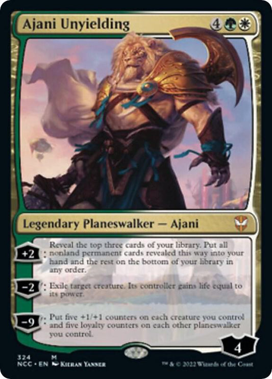 Ajani Unyielding [Commander: Streets of New Capenna] 324
