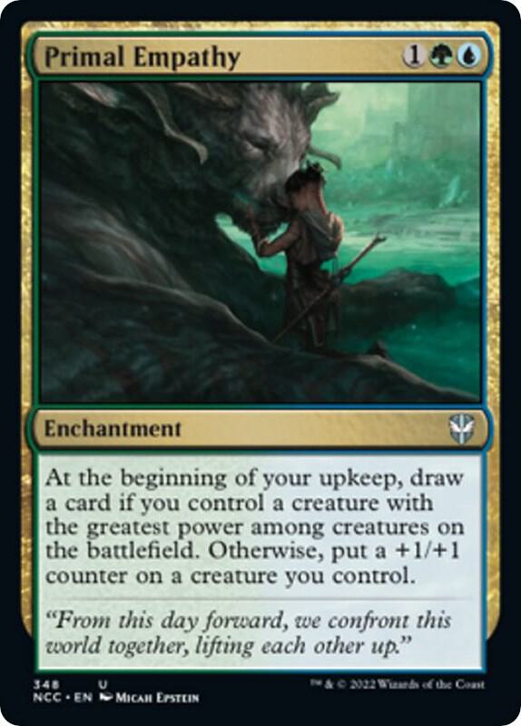 Primal Empathy [Commander: Streets of New Capenna] 348