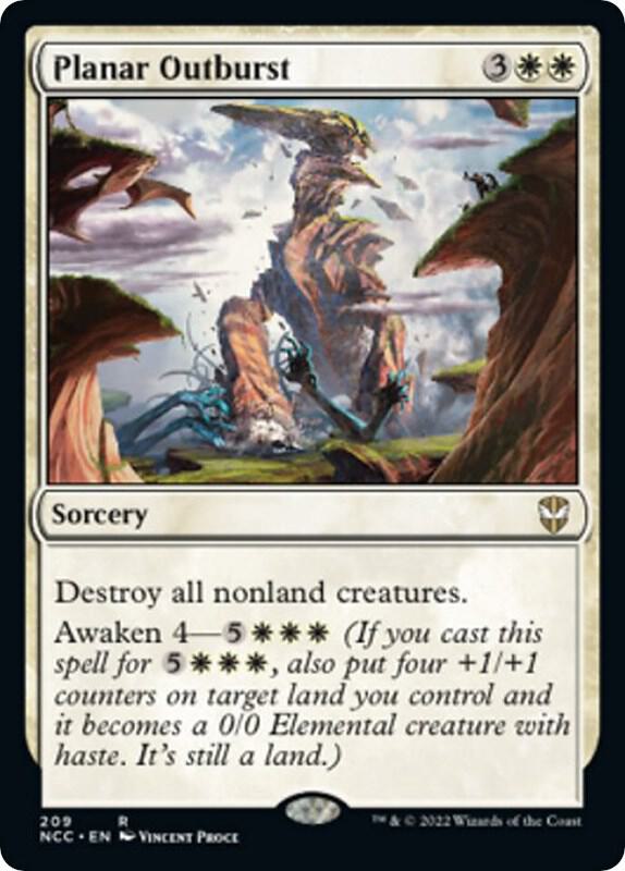 Planar Outburst [Commander: Streets of New Capenna] 209