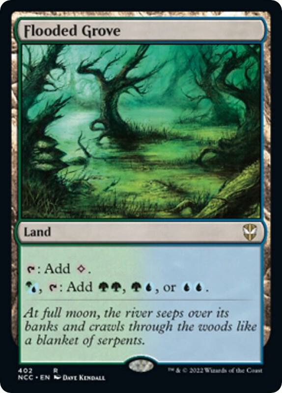 Flooded Grove [Commander: Streets of New Capenna] 402