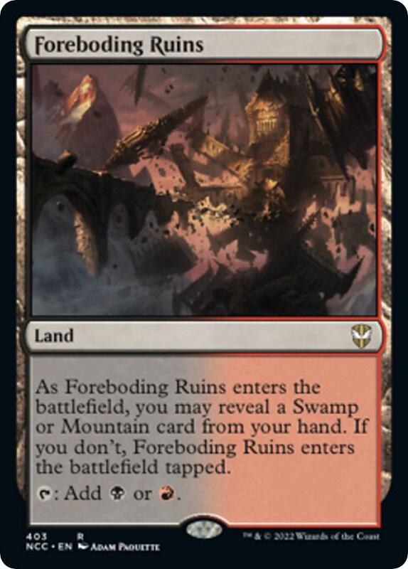 Foreboding Ruins [Commander: Streets of New Capenna] 403
