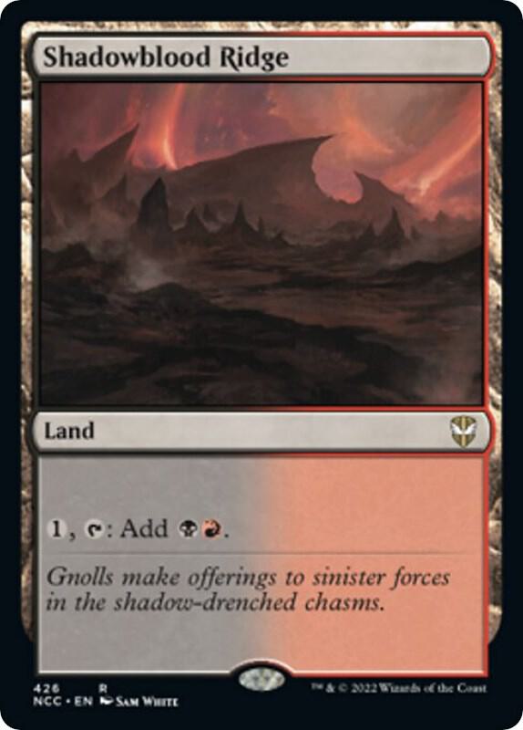 Shadowblood Ridge [Commander: Streets of New Capenna] 426