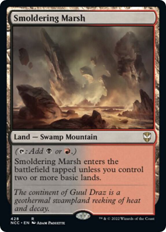 Smoldering Marsh [Commander: Streets of New Capenna] 428