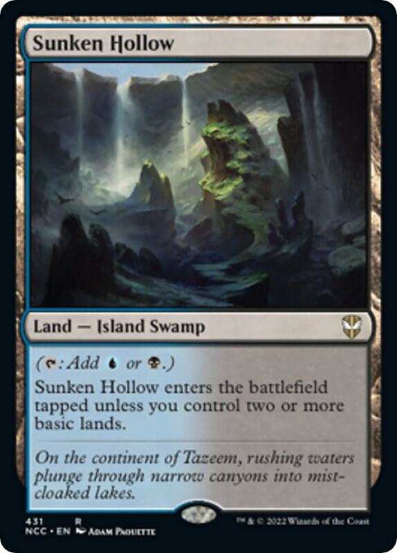 Sunken Hollow [Commander: Streets of New Capenna] 431