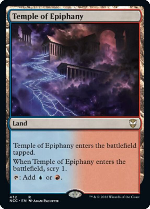 Temple of Epiphany [Commander: Streets of New Capenna] 432
