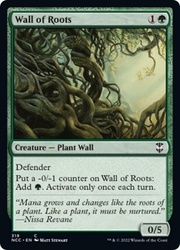 Wall of Roots [Commander: Streets of New Capenna] 319