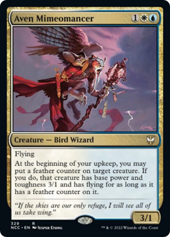 Aven Mimeomancer [Commander: Streets of New Capenna] 329