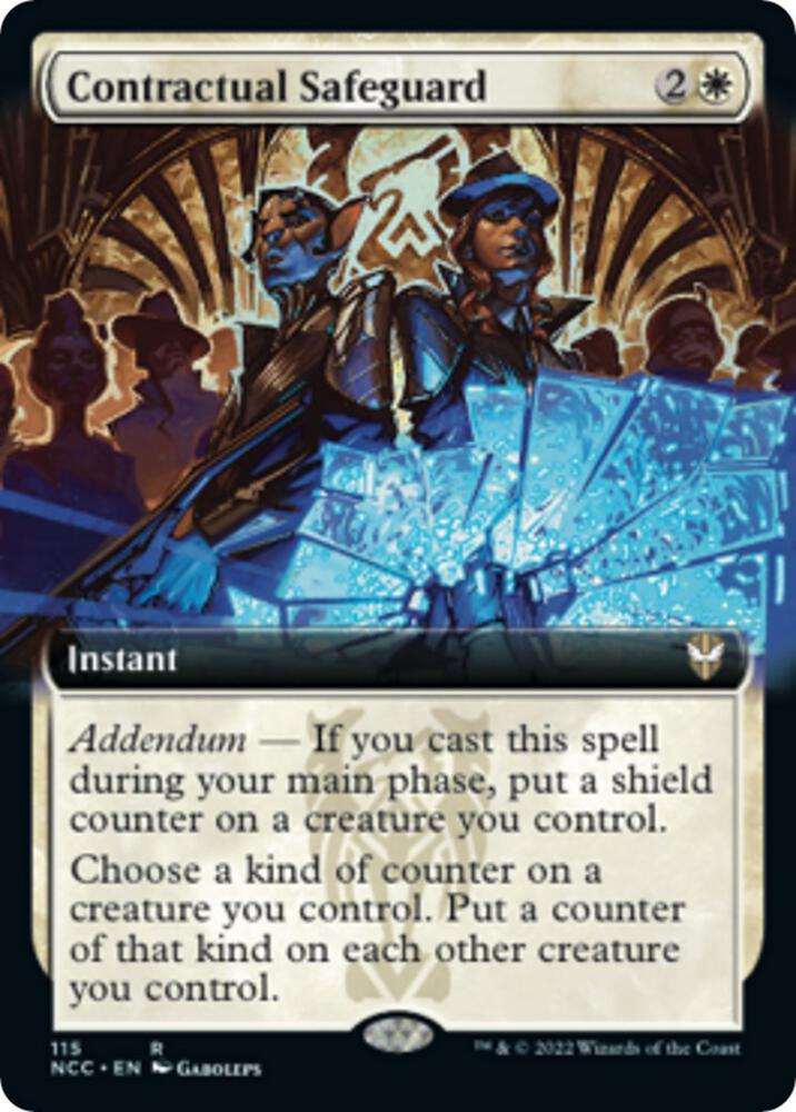 Contractual Safeguard (Extended Art) [Commander: Streets of New Capenna] 115