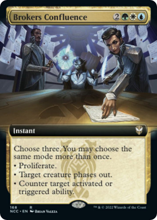 Brokers Confluence (Extended Art) [Commander: Streets of New Capenna] 168