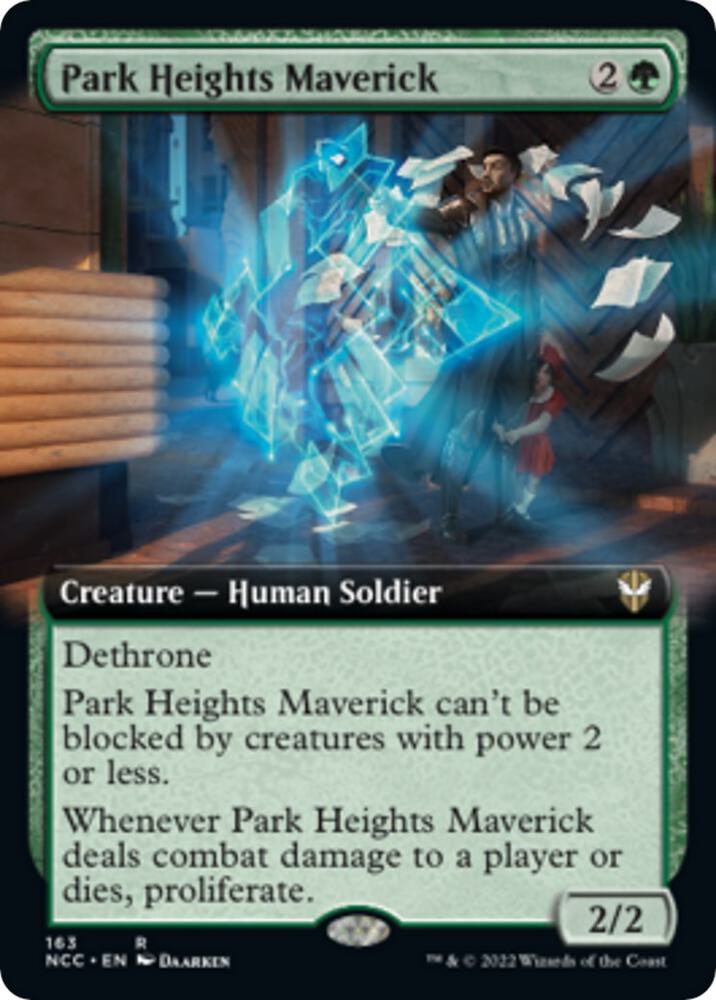 Park Heights Maverick (Extended Art) [Commander: Streets of New Capenna] 163