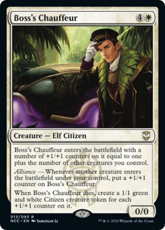 Boss's Chauffeur [Commander: Streets of New Capenna] 13