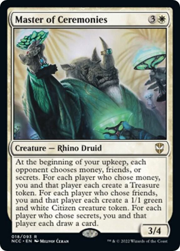 Master of Ceremonies [Commander: Streets of New Capenna] 18