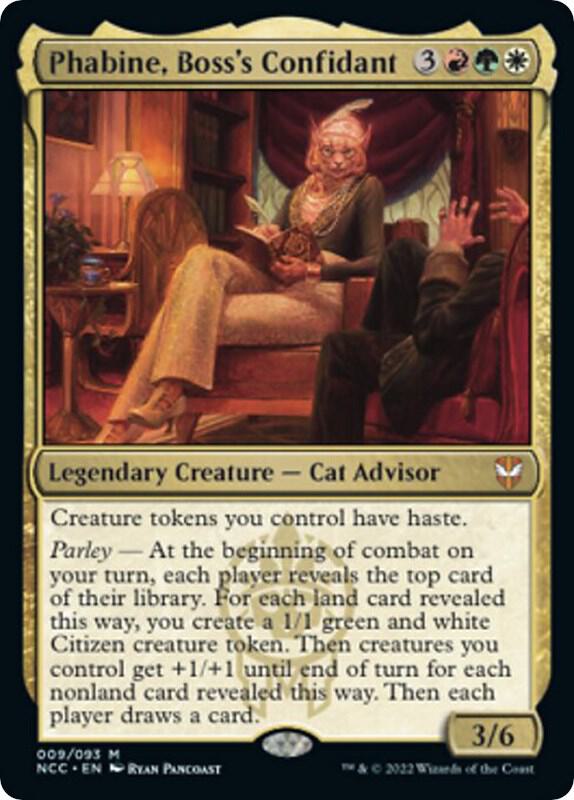 Phabine, Boss's Confidant [Commander: Streets of New Capenna] 9