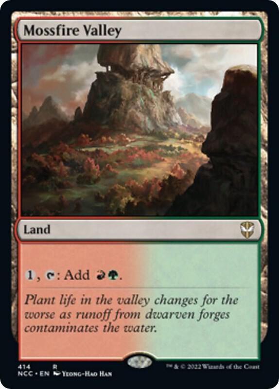 Mossfire Valley [Commander: Streets of New Capenna] 414