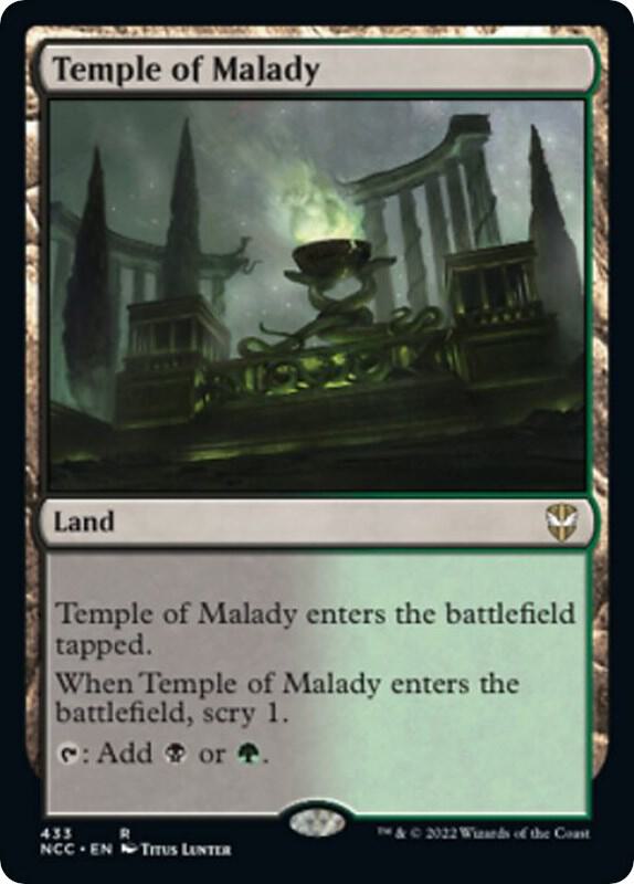 Temple of Malady [Commander: Streets of New Capenna] 433