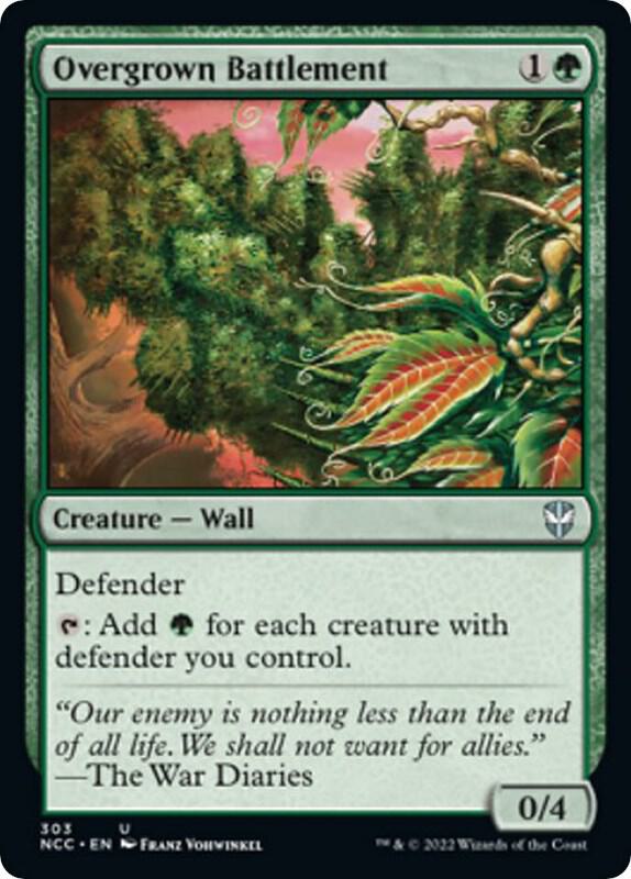 Overgrown Battlement [Commander: Streets of New Capenna] 303