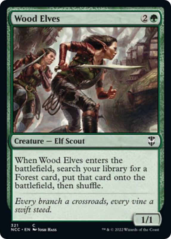 Wood Elves [Commander: Streets of New Capenna] 321