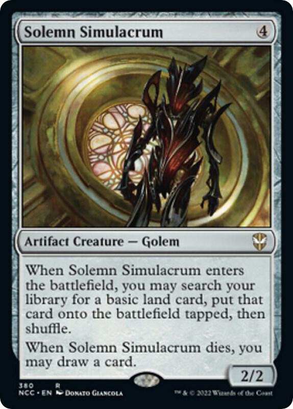 Solemn Simulacrum [Commander: Streets of New Capenna] 380