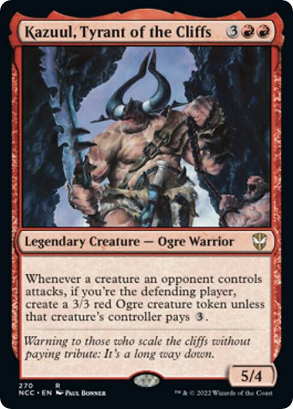 Kazuul, Tyrant of the Cliffs [Commander: Streets of New Capenna] 270