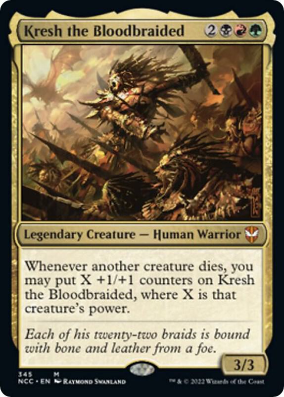Kresh the Bloodbraided [Commander: Streets of New Capenna] 345