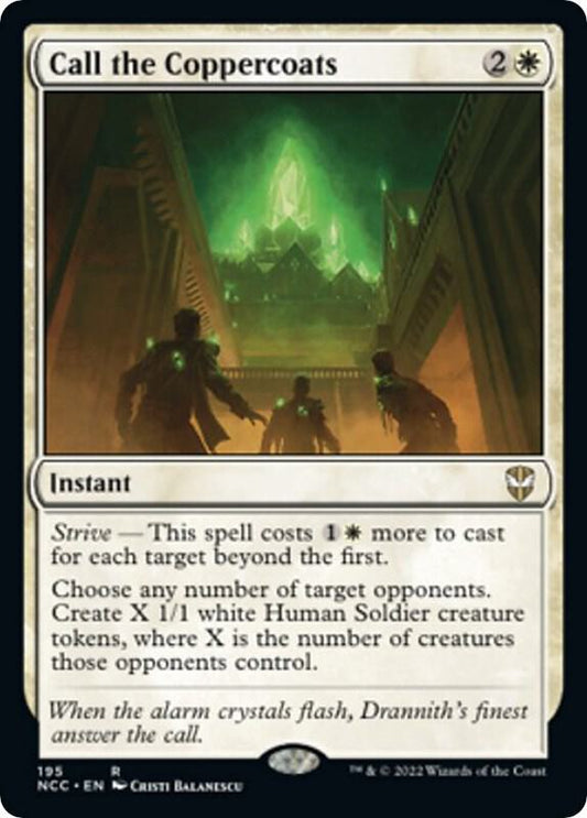 Call the Coppercoats [Commander: Streets of New Capenna] 195