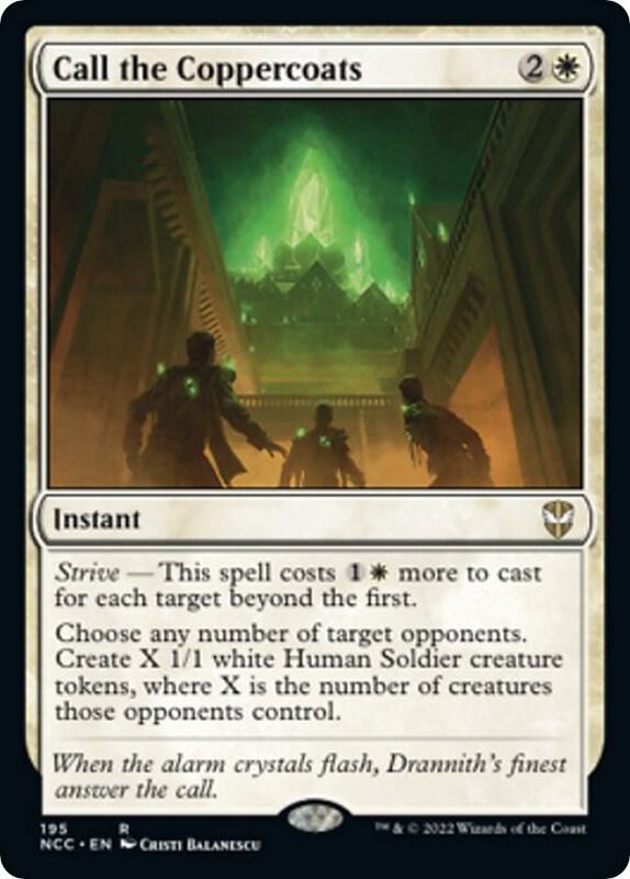 Call the Coppercoats [Commander: Streets of New Capenna] 195