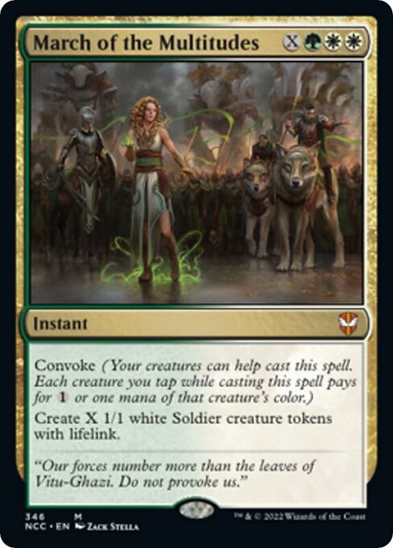 March of the Multitudes [Commander: Streets of New Capenna] 346