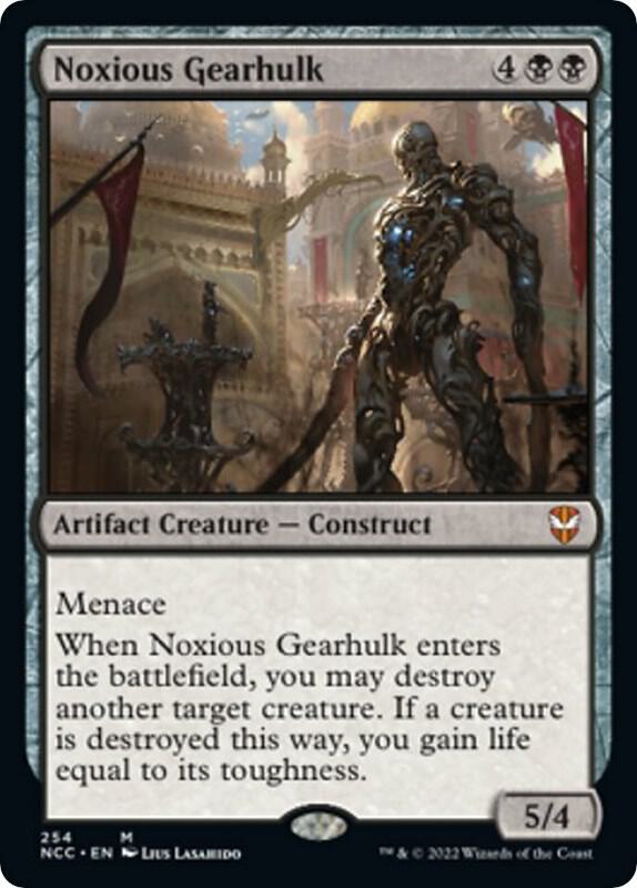 Noxious Gearhulk [Commander: Streets of New Capenna] 254