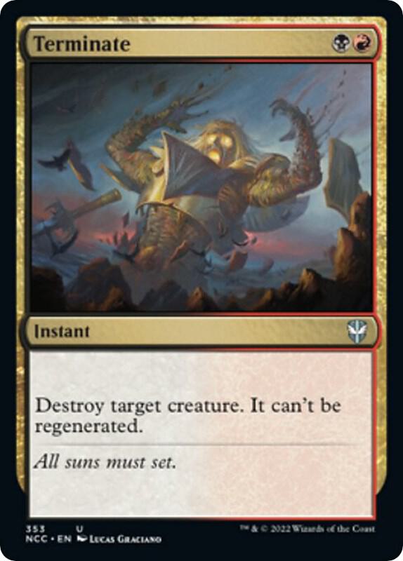 Terminate [Commander: Streets of New Capenna] 353