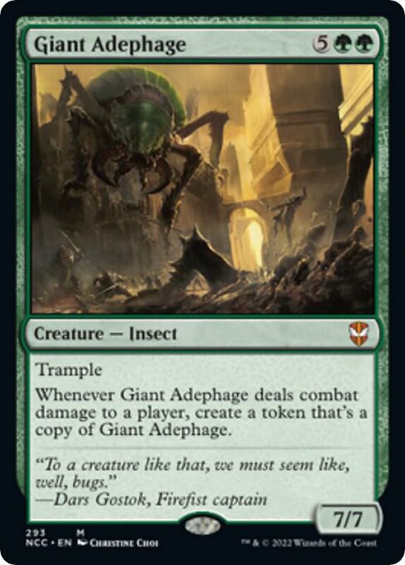 Giant Adephage [Commander: Streets of New Capenna] 293