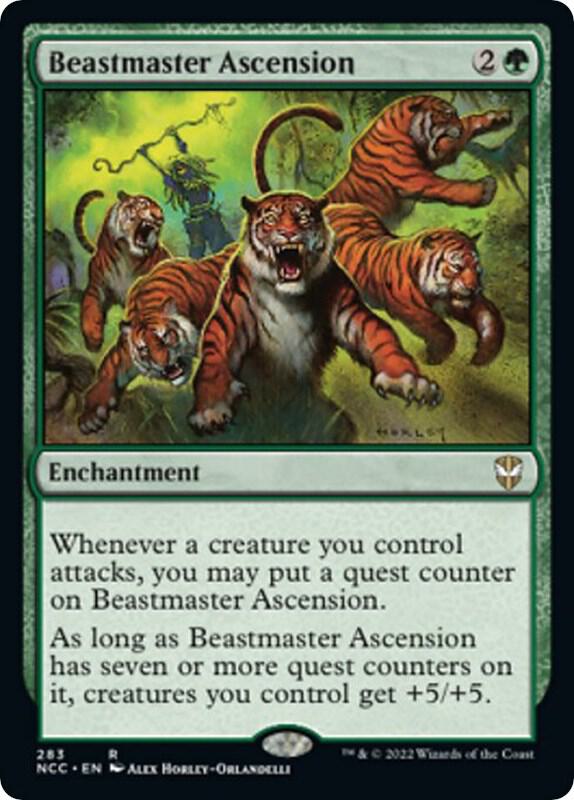 Beastmaster Ascension [Commander: Streets of New Capenna] 283