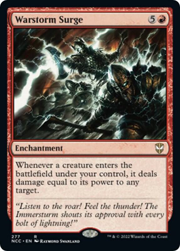 Warstorm Surge [Commander: Streets of New Capenna] 277