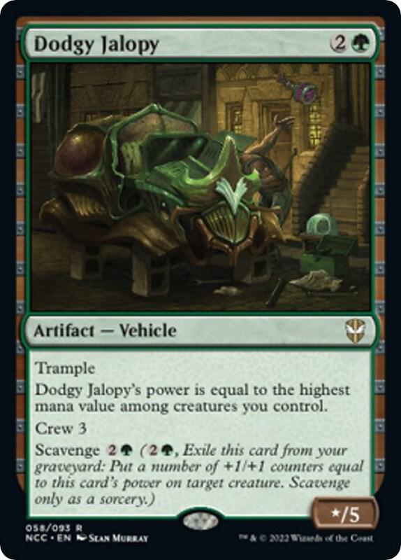 Dodgy Jalopy [Commander: Streets of New Capenna] 58