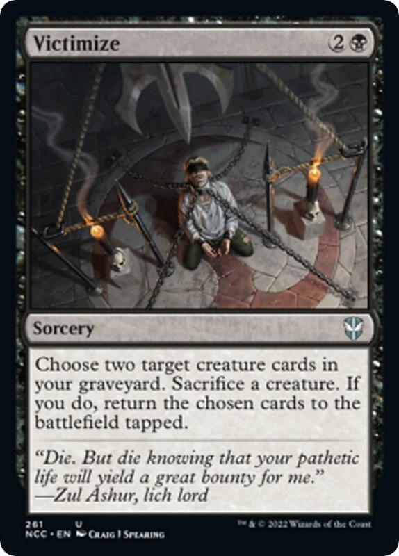 Victimize [Commander: Streets of New Capenna] 261