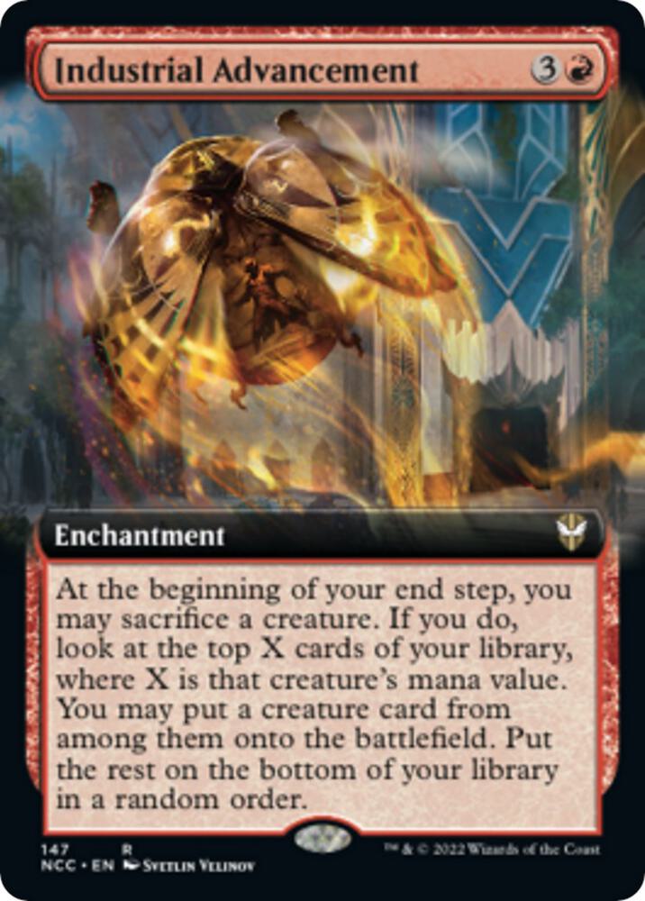 Industrial Advancement (Extended Art) [Commander: Streets of New Capenna] 147