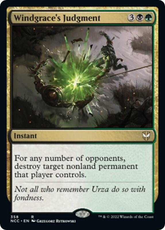Windgrace's Judgment [Commander: Streets of New Capenna] 358