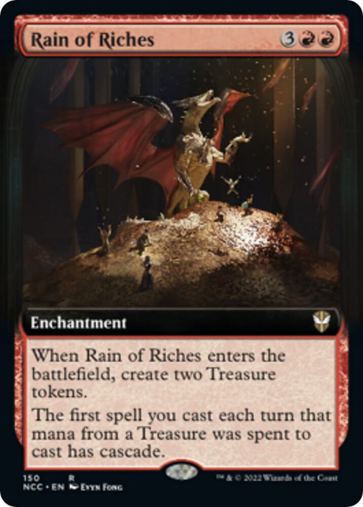 Rain of Riches (Extended Art) [Commander: Streets of New Capenna] 150